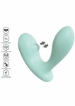 Xocoon DuoVibe II Tapping Vibrator – podwojna stymulacja, silikon medyczny, fioletowy