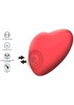 Heartbeat Pulsating Stimulator – kompaktowy masażer pulsacyjno-wibracyjny, silikon