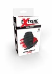 Extreme by Hidden Desire Invader Open Plug Medium – silikonowy, anatomiczny, czarny