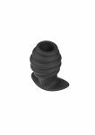 Extreme by Hidden Desire Invader Open Plug Medium – silikonowy, anatomiczny, czarny