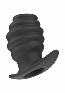 Extreme by Hidden Desire Invader Open Plug Large – silikonowy, otwarta konstrukcja, czarny