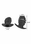 Hidden Desire Invader Open Plug Extra Large – silikonowy, anatomiczny XL, czarny