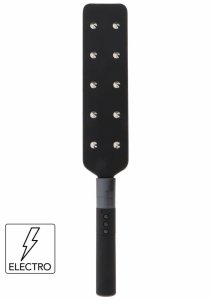 HIDDEN DESIRE Electro Shock Paddle dwustronny model z elektroimpulsami, miękka powierzchnia, USB