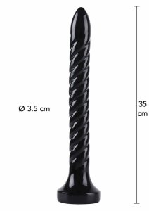 HIDDEN DESIRE Anal Serpent 35 cm model XXL, anatomiczny kształt, szeroka podstawa, PVC