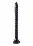HIDDEN DESIRE Anal Serpent 45 cm model XXL, gładka powierzchnia, szeroka podstawa, czarny