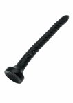 HIDDEN DESIRE Anal Serpent 45 cm model XXL, gładka powierzchnia, szeroka podstawa, czarny