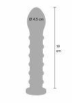 Bangers Ribbed Dong Easy-Lock 19 cm – silikonowy model żebrowany, kompatybilny system mocowania