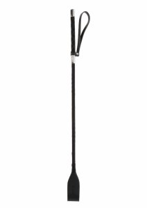 TABOOM Riding Crop – elegancki bat z wegańskiej skóry, długość 50 cm, czarny