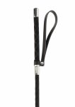 TABOOM Riding Crop – elegancki bat z wegańskiej skóry, długość 50 cm, czarny