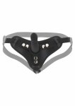 TABOOM Strap-On Harness With Dong Small – regulowana uprząż z akcesorium 12,5 cm
