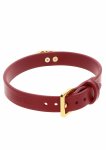 TABOOM O-Ring Collar – luksusowy kołnierz z ekoskóry z metalowym pierścieniem