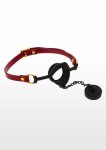 TABOOM Kinky Gag with Plug regulowany knebel z odpinanym korkiem, system zatyczki