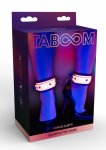 TABOOM Glow in the Dark Ankle Cuffs fluorescencyjne kajdanki na kostki, vegan leather