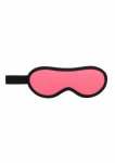 TABOOM Glow In The Dark Blindfold opaska na oczy świecąca, wegańska skóra, regulowana