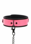 TABOOM Glow in the Dark Collar & Chain Leash świecący komplet obroża i smycz, vegan leather