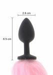 TABOOM Unicorn Tail LED model z podświetleniem LED i kolorowym ogonem, silikonowy