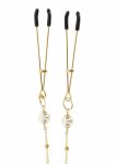 TABOOM Tweezers Pearl & Deluxe Chain elegancki łańcuszek z perłami, regulowany zacisk