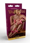 Taboom Malibu Hogtie rożowy system wiązania z eko-skory PU i złotymi elementami