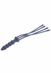 TABOOM Silicone Whip & Plug silikonowy bat z czterema paskami i anatomicznym uchwytem