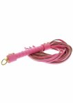 Taboom Malibu Whip rożowy bat z wegańskiej skory PU, długość 45 cm