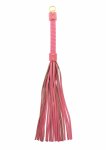 Taboom Malibu Whip rożowy bat z wegańskiej skory PU, długość 45 cm