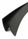 Hidden Desire Genuine Leather Split Slapper skórzany model z podwójną końcówką, czarny