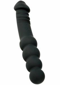 HIDDEN DESIRE Dual Sided Anal Vibrator dwustronny silikonowy, 8+5 trybów, czarny