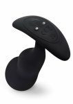 b-Vibe P-Spot SnugPlug Medium silikonowy model z pilotem, system wibracji, czarny
