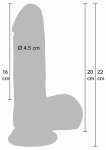INFERNO by HIDDEN DESIRE Liquid Silicone 20 cm model anatomiczny, dwuwarstwowy silikon