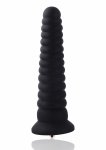 Hismith KlicLok Dildo 25 cm silikonowy, czarny, kompatybilny z systemem KlicLok, przyssawka