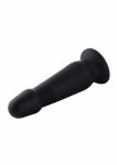 Hismith KlicLok Dildo 25 cm silikonowy, czarny, system KlicLok, przyssawka, gruba główka