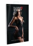 Strappy Lace Babydoll & String komplet babydoll z koronką i serduszkami, S/M
