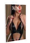 Bodystocking Noir Handmade Wetlook Bodysuit With Zipper czarny, zamek, regulowane ramiączka S/M
