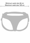 INFERNO by HIDDEN DESIRE Brazillian Deluxe Strap-On – regulowany pas intymny PU, kompatybilność do 3,5 cm