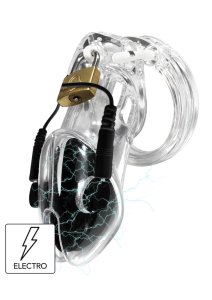 HIDDEN DESIRE Electro Cock Cage – elektryczna klatka intymna z pilotem, regulowana konstrukcja