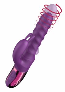 She.E.O Swirl Rabbit – wibrujący model z ruchem obrotowym, 9 trybów, IPX5