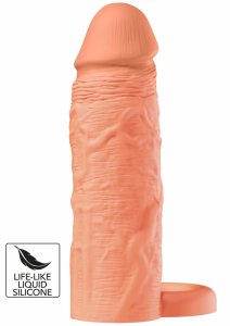 INFERNO by HIDDEN DESIRE Liquid Silicone Sleeve 15 cm z pierścieniem – anatomiczny model silikonowy