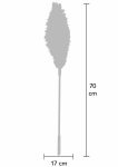 Hidden Desire EXTREME Double Feather Tickler – podwójny piorkowy akcesorium, czarny, 35 cm