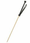 HIDDEN DESIRE EXTREME The Obedience Cane – silikonowy bat czarny, ergonomiczny uchwyt, 60 cm