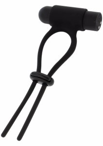 Hidden Desire Shots Vibrating & Adjustable C-Ring – silikonowy, regulowany pierścień z wibracjami