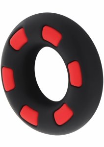 Hidden Desire Super Stud C-Ring – silikonowy pierścień z wypustkami, elastyczna konstrukcja
