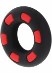 Hidden Desire Super Stud C-Ring – silikonowy pierścień z wypustkami, elastyczna konstrukcja