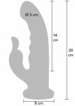 Playhouse Rotating Rabbit Vibrator silikonowy, wodoodporny, ładowany USB, system rotacyjny