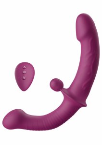 She.E.O Dual-Sided G-Spot Vibrator silikonowy, 10 trybów, fioletowy, pilot