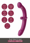 She.E.O Dual-Sided G-Spot Vibrator silikonowy, 10 trybów, fioletowy, pilot