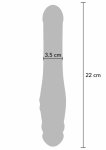 She.E.O Strapless Strap-On Vibrator bezpaskowy, silikonowy, z pilotem, 10 trybów