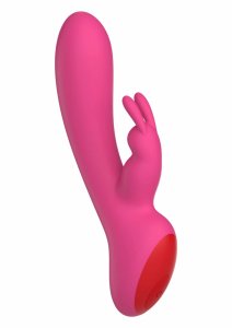 Rebel Rabbit Vibrator silikonowy, wodoodporny, 10 trybów, USB, 2 silniki, fioletowy