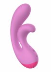 Untamed Rabbit Vibrator silikonowy, wodoodporny, 10 trybów, 2 silniki, fioletowy