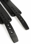 AVANZA VANTAGE 8 Precision Ankle Cuffs czarne skórzane kajdanki na kostki, miękka wyściółka
