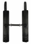 AVANZA VANTAGE 8 Precision Ankle Cuffs czarne skórzane kajdanki na kostki, miękka wyściółka